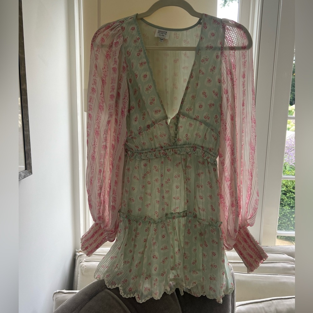 Hemant & Nandita Long Sleeve Dress